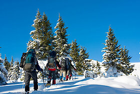 Schneeschuhwandern im Bayerischen Wald